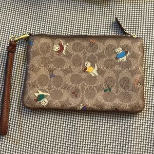 Kitten coach wristlet